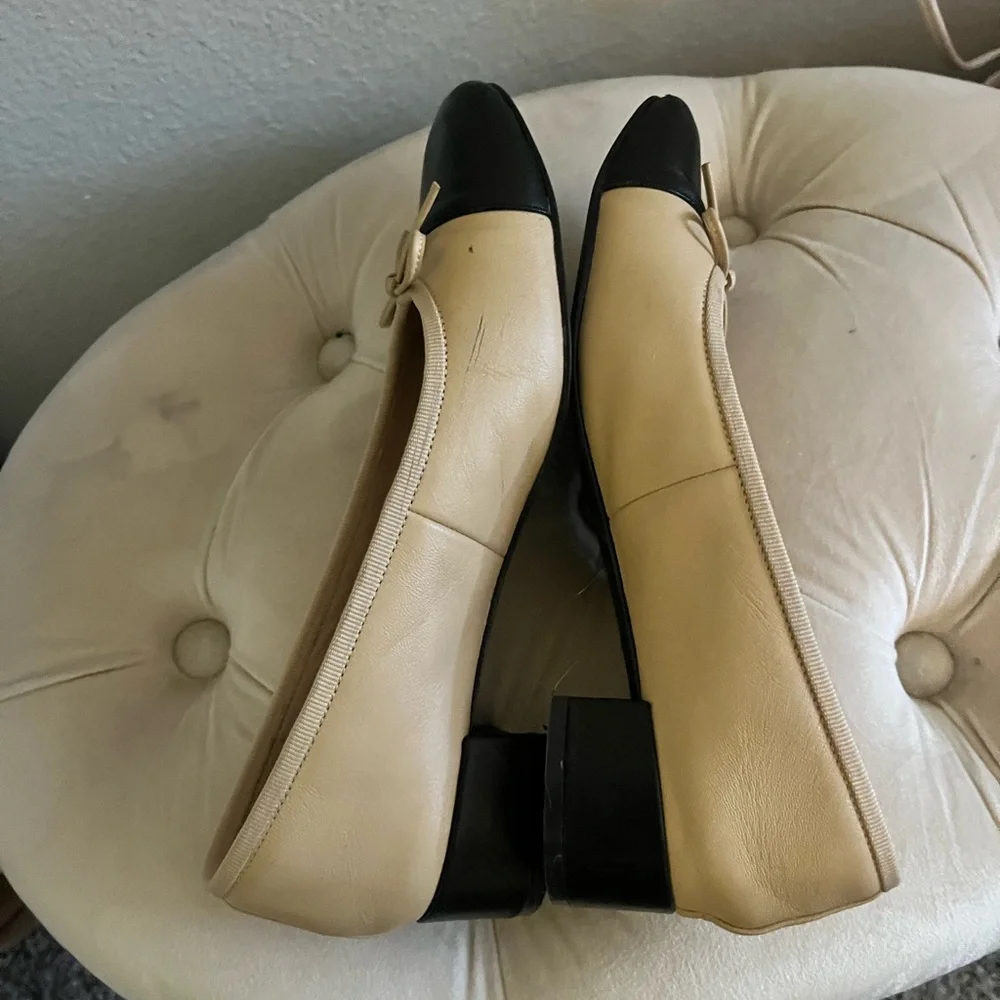 Cap Toe Flats - Picture 4 of 6